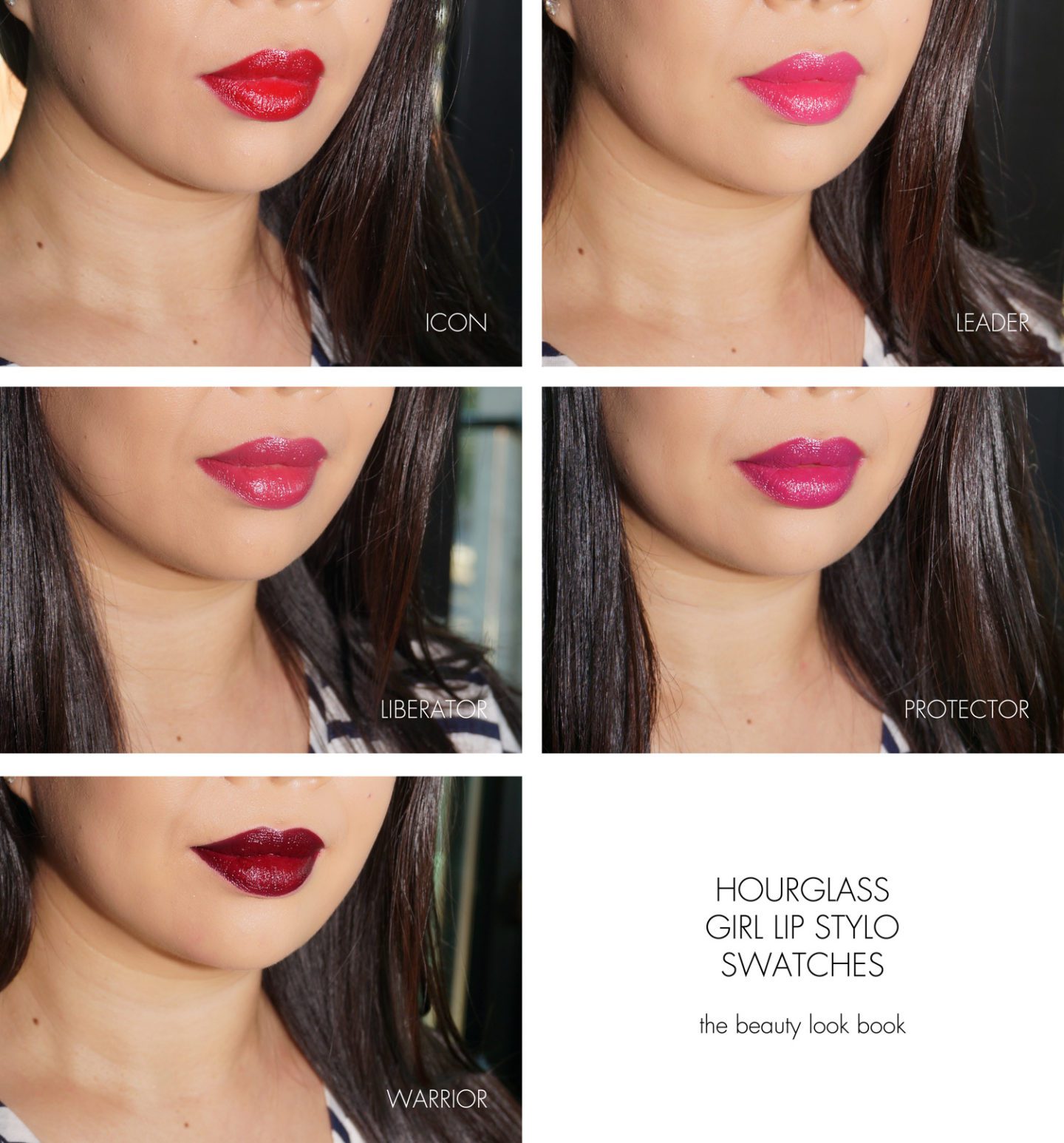 Hourglass GIRL Lip Stylo Icon, Leader, Liberator, Protector, Warrior | The Beauty Look Book