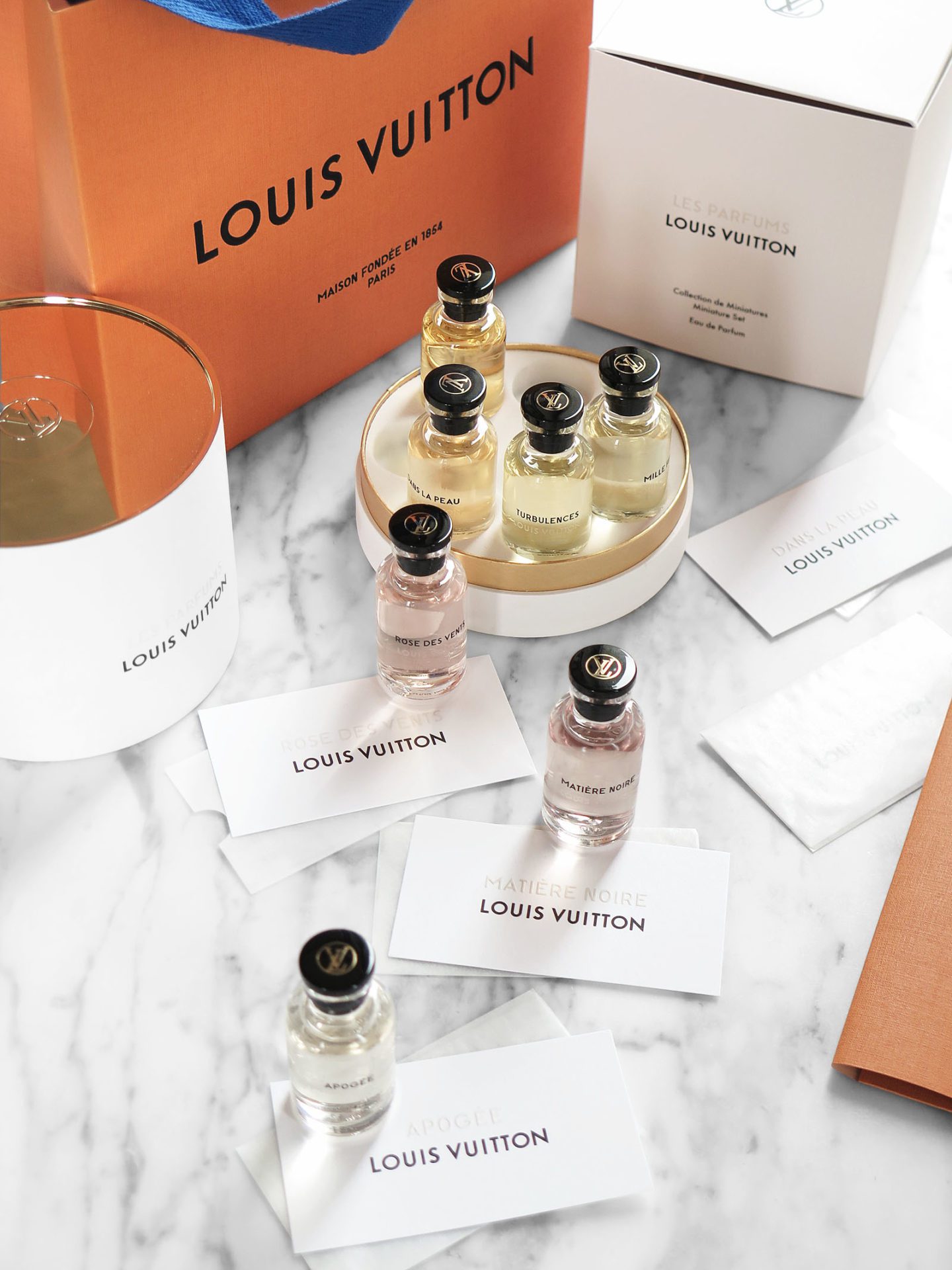 Louis Vuitton Perfumes Review Miniature Set via The Beauty Look Book