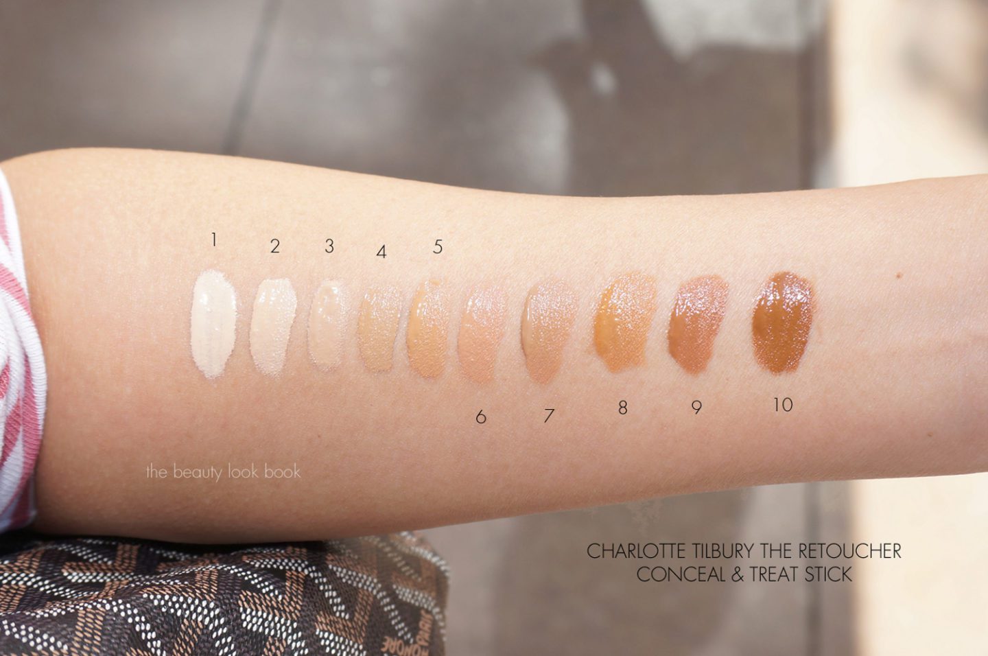 Charlotte Tilbury The Retoucher Concealer Swatches | The Beauty Look Book