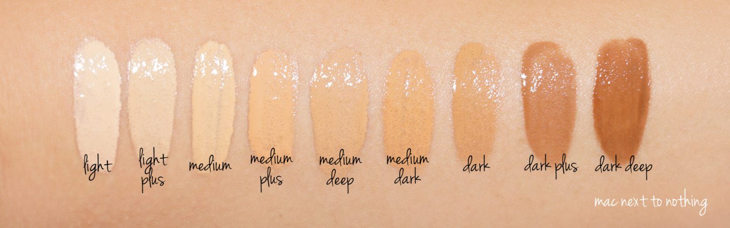 MAC Next to Nothing Face Colour Review and Swatches | The Beauty Look Book