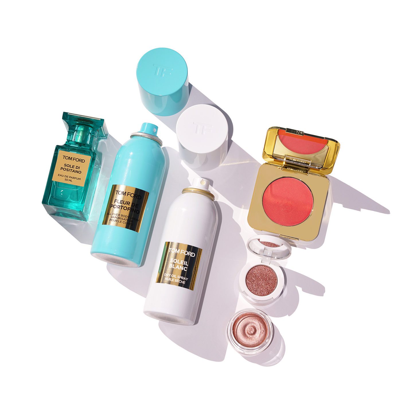 Tom Ford Sole Di Positano, Fleur de Portofino, Soleil Blanc, Paradiso Eye and Cheek | The Beauty Look Book