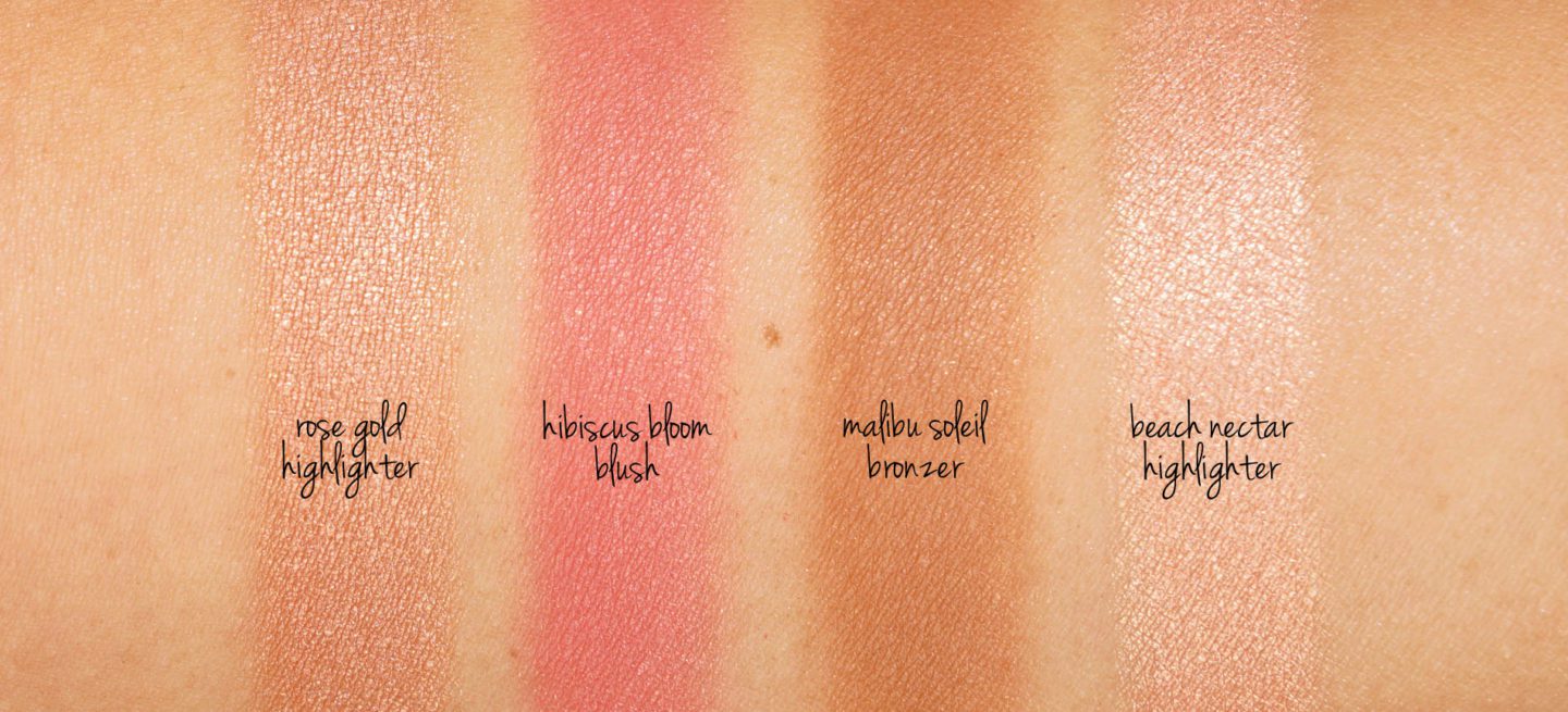 Becca x Chrissy Teigen Glow Face Palette Swatches | The Beauty Look Book