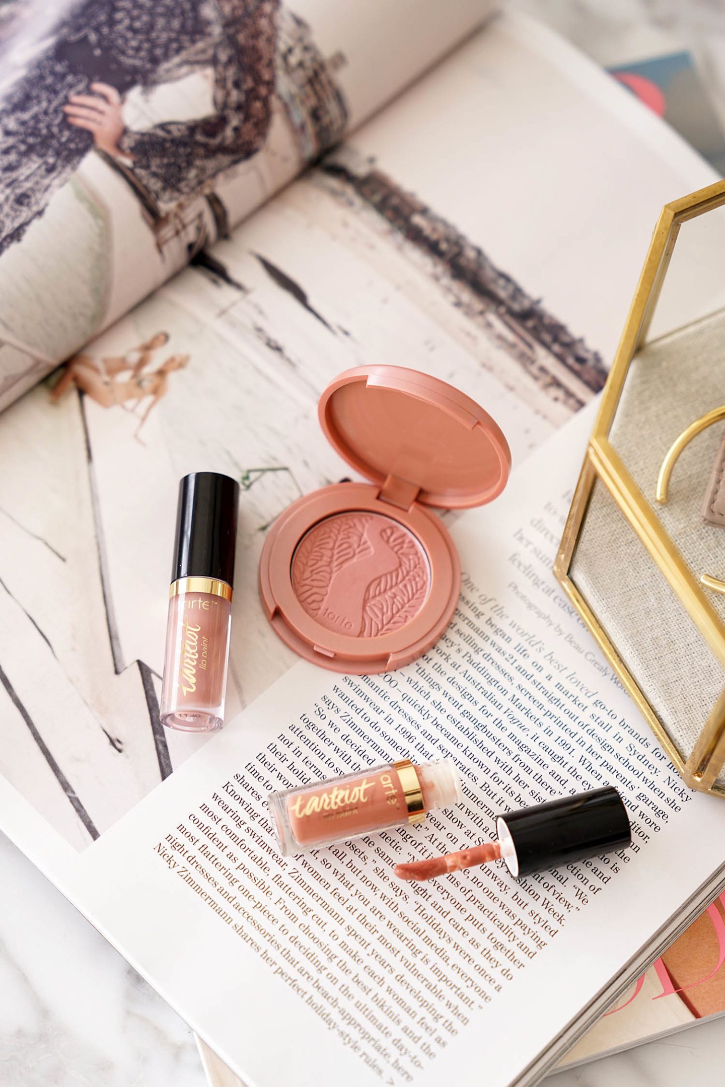Sephora Tarte Tarteist Lip Paint Birthday Suit and Rose | The Beauty Look Book 