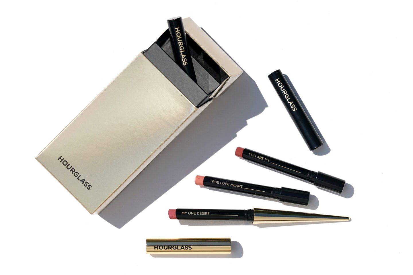 Hourglass Confession Refillable Set My One Desire, True Love Means, You Are My Lipstick | The Beauty Look Book