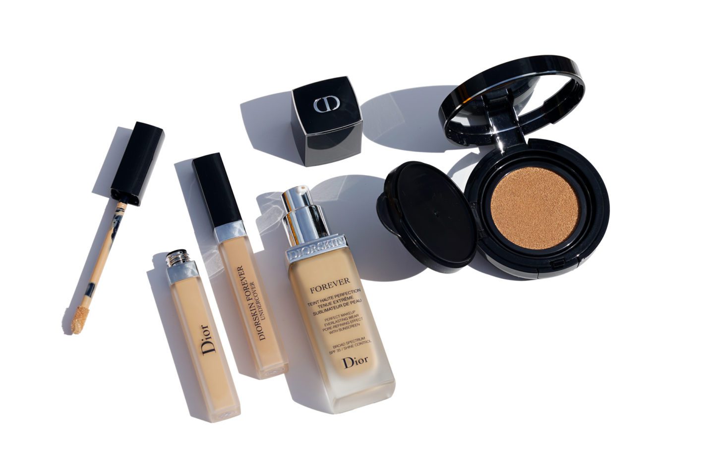 Diorskin Forever Perfect Cushion Foundation, Diorskin Forever Perfect Foundation and Diorskin Forever Undercover Concealer | The Beauty Look Book