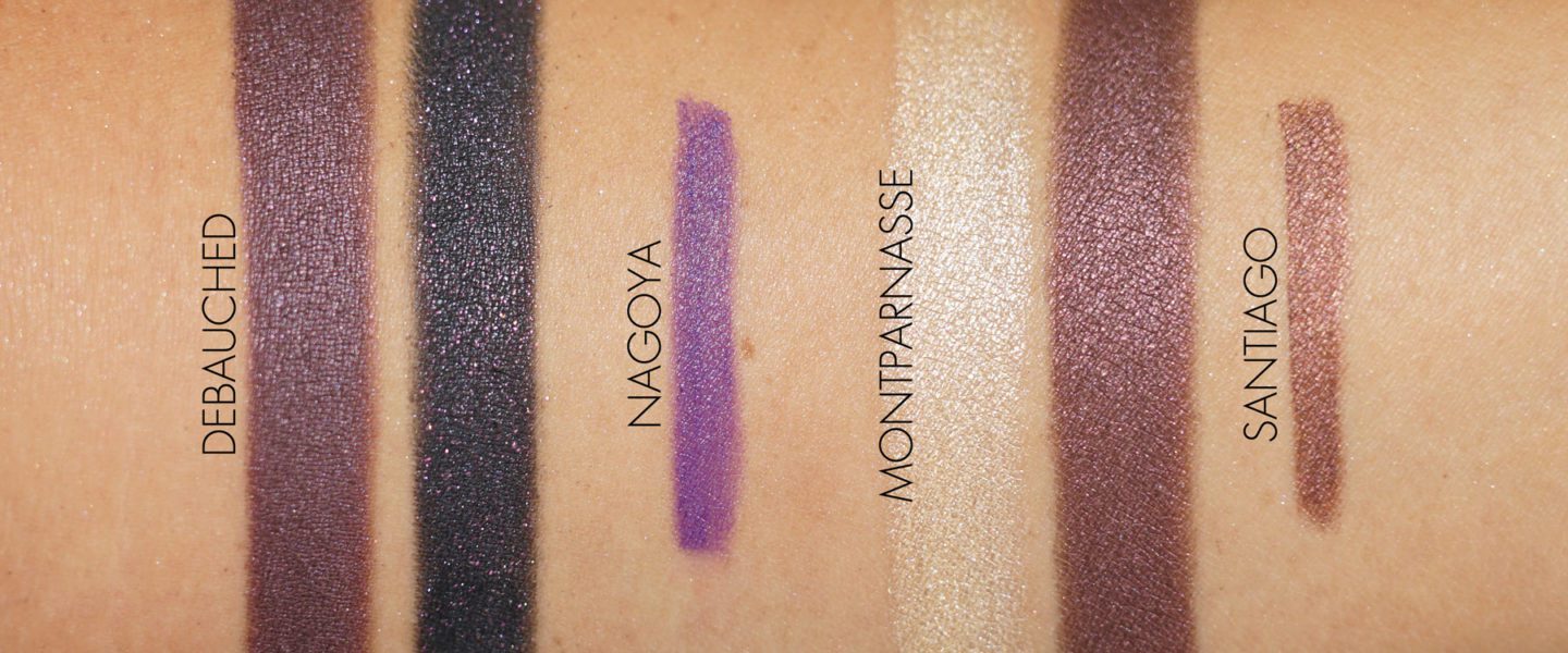 NARS Man Ray Debauched, Montparnasse, Nagoya, Santiago Man Ray Swatches | The Beauty Look Book