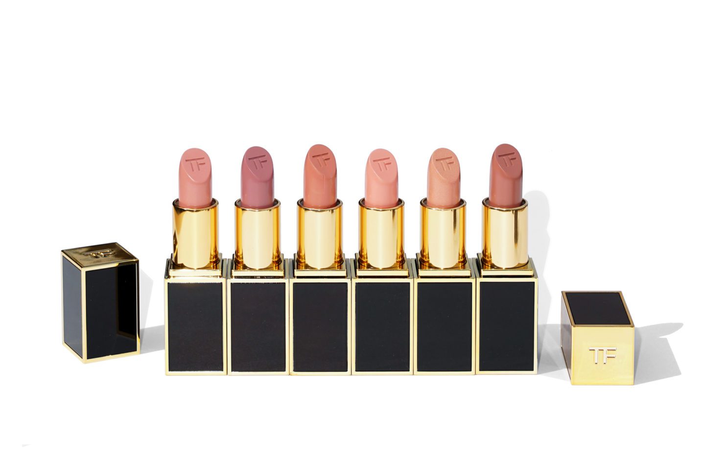 Tom Ford Lipstick Bad Lieutenant, Sugar Glider, Autoerotique, Spiced Honey, Open Kimono, Devore | The Beauty Look Book