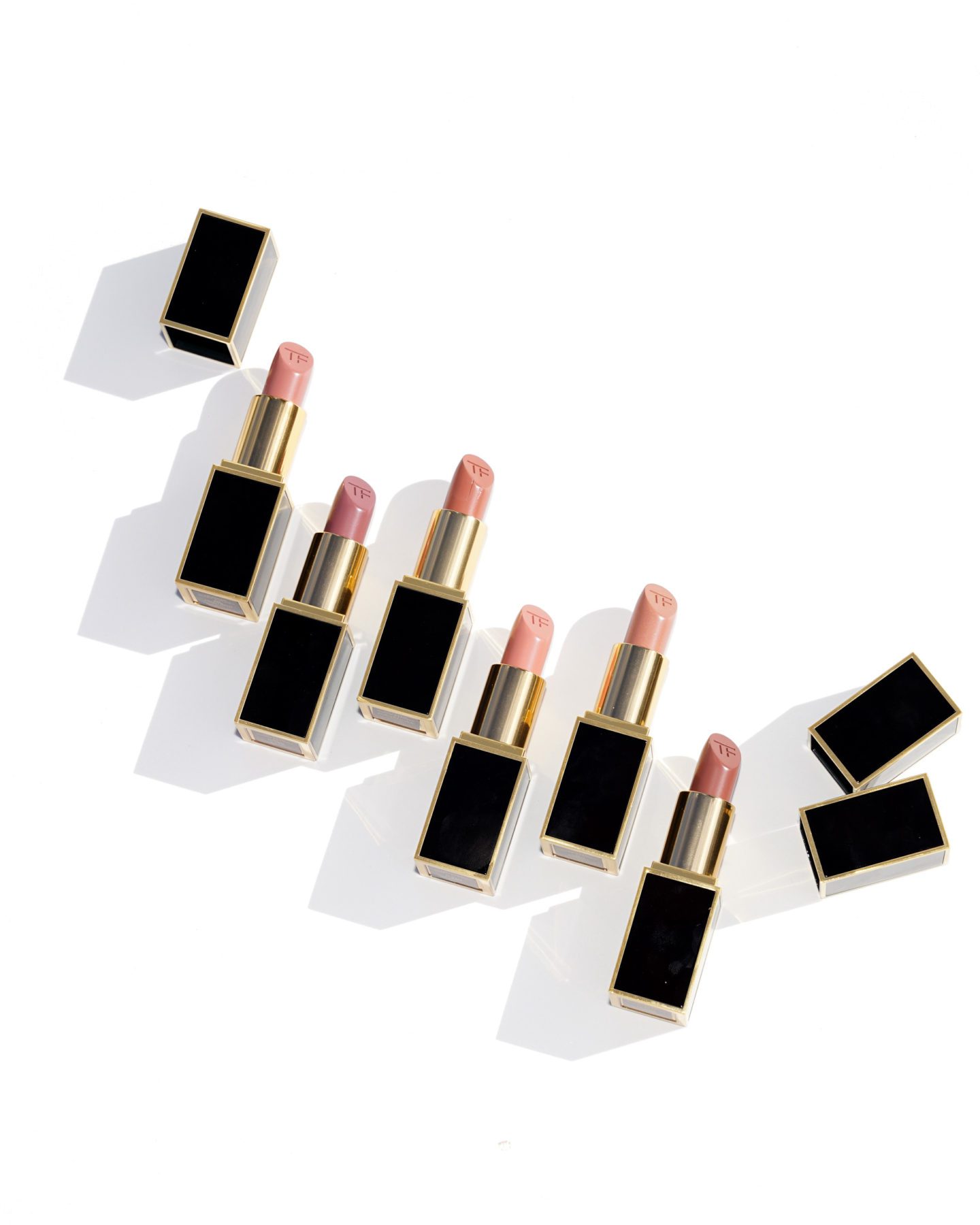 Tom Ford Lipstick Bad Lieutenant, Sugar Glider, Autoerotique, Spiced Honey, Open Kimono, Devore | The Beauty Look Book