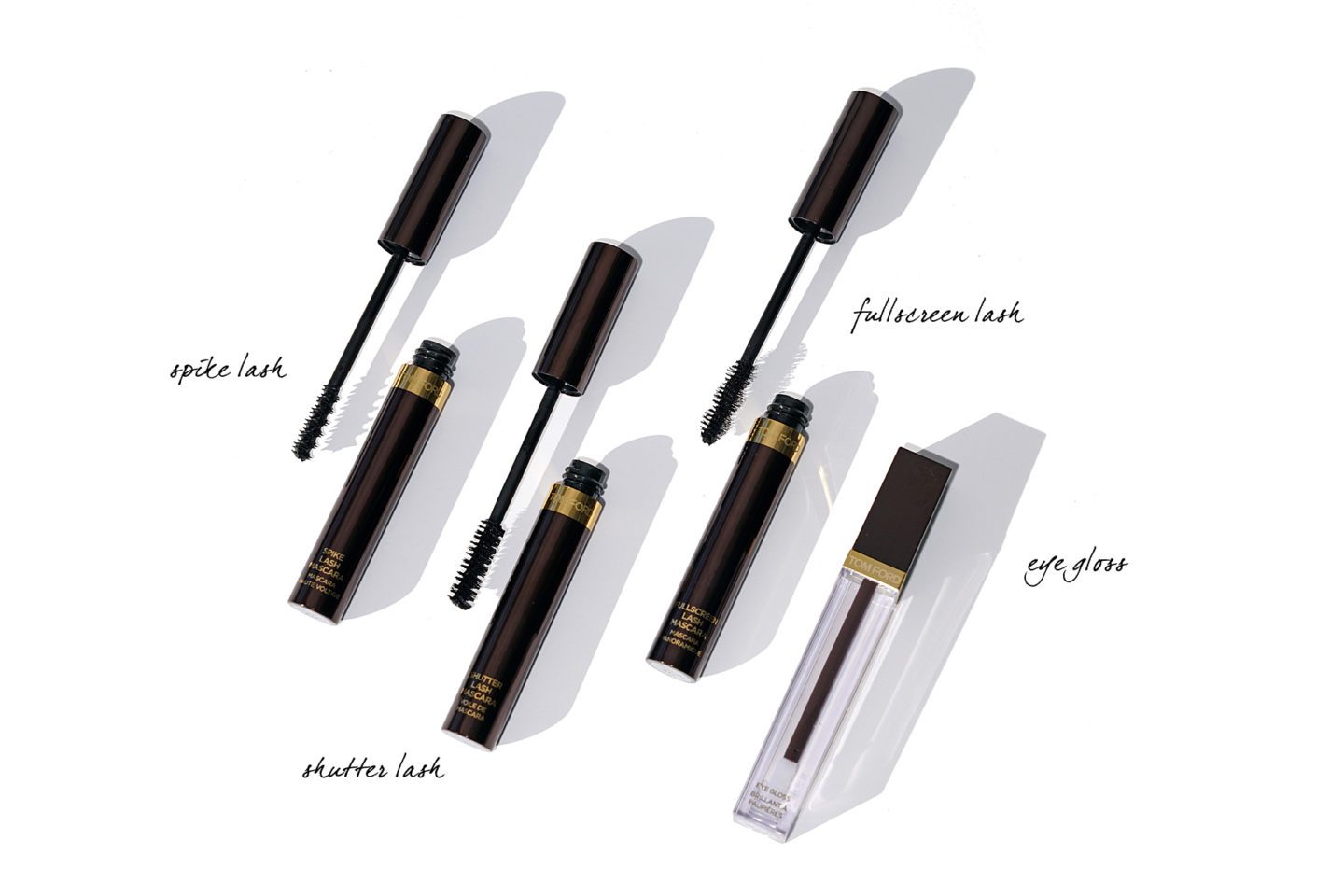 Tom Ford Spike Lash, Shutter Lash, Fullscreen Lash Mascara and Eye Gloss