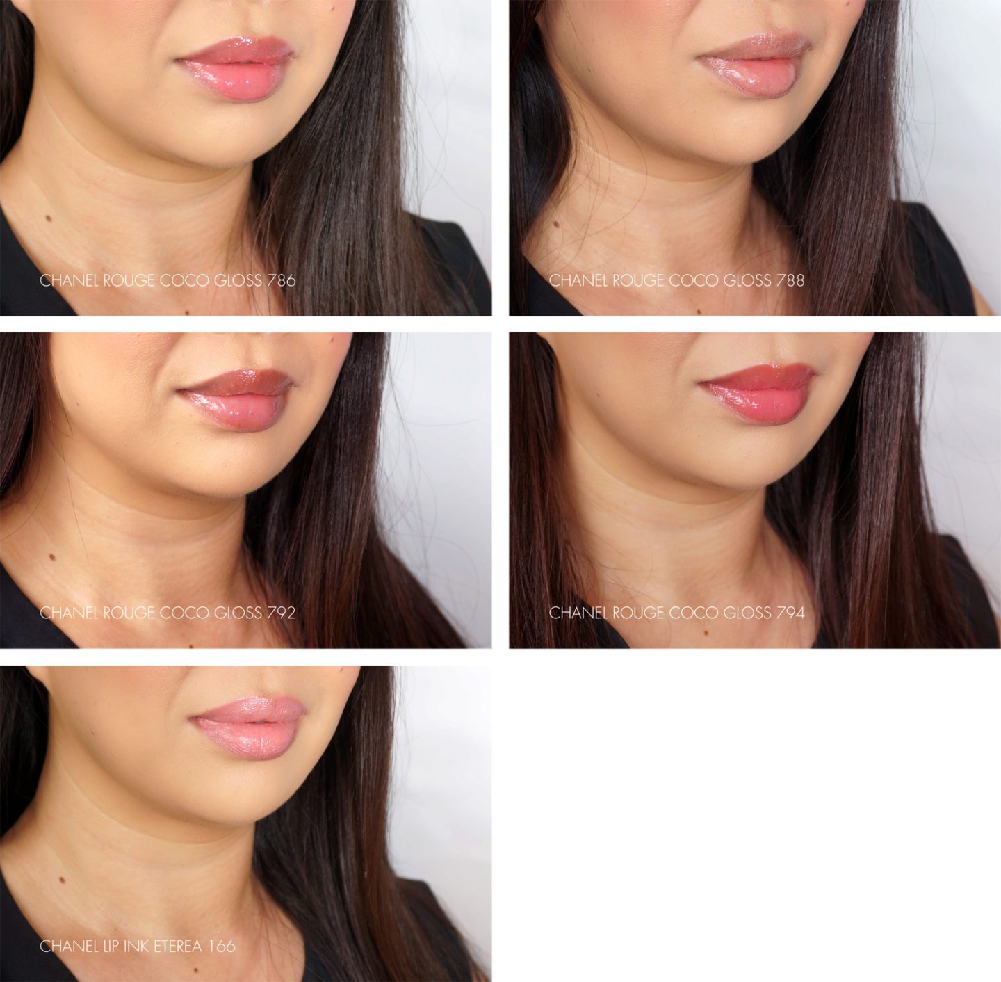 Chanel Spring-Summer 2018 Rouge Coco Gloss Swatches