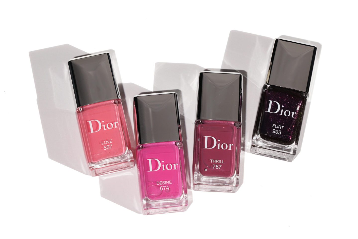 Dior Spring 2018 Nail Polishes, Love, Desire, Thrill and Flirt | The Beauty Look Book