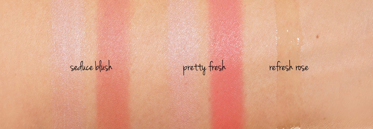 Charlotte Tilbury Pretty Youth Glow Filters Seduce Beauty and Pretty Fresh swatches | The Beauty Look Book 