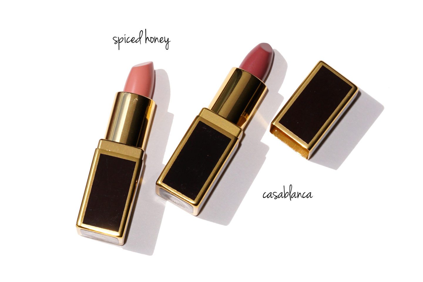 Tom Ford Miniature Lip Color Spiced Honey and Casablanca
