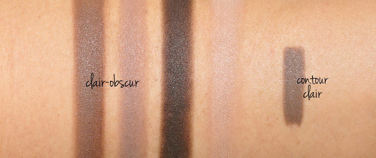 Chanel Les 4 Ombres Clair-Obscur and Stylo Ombre in Contour Clair swatches | The Beauty Look Book