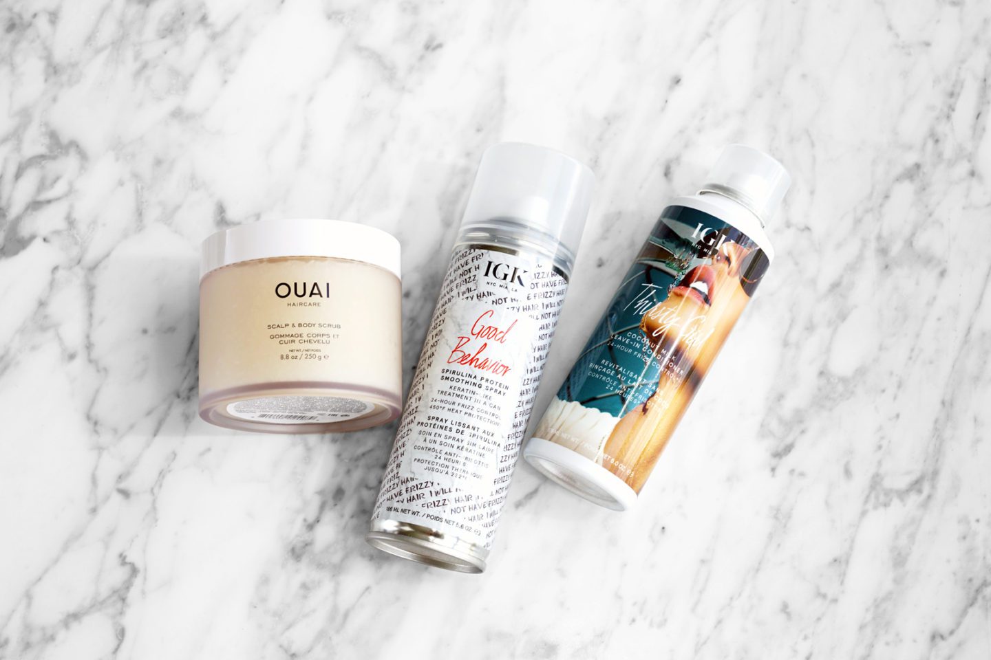 Hair Care Haul Ouai Scalp Scrub, IGK Keratin Spray