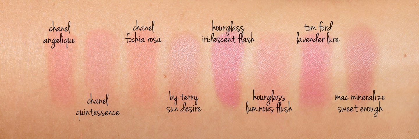 Chanel Powder Blush Quintessence swatches | The Beauty Look Book