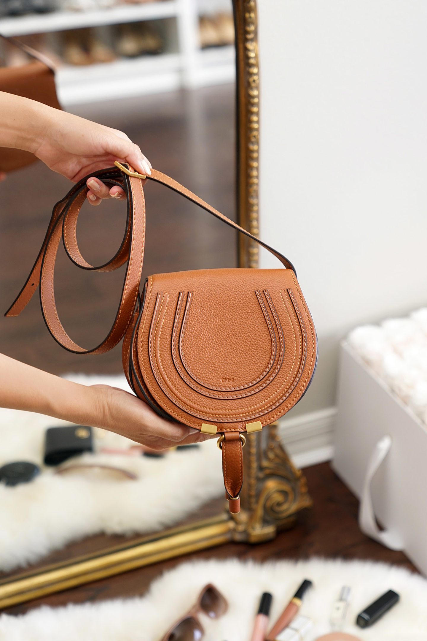 Chloe Mini Marcie Bag Review Tan | The Beauty Look Book