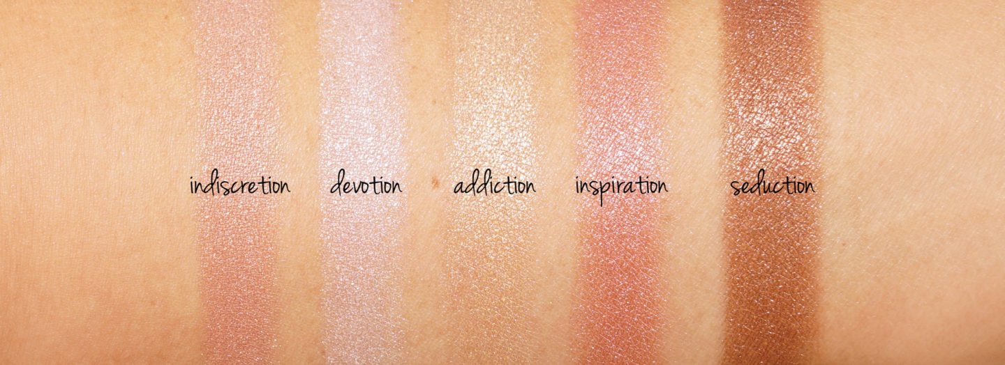 Laura Mercier Face Illuminator Indiscretion, Devotion, Addiction, Inspiration and Seduction Review | The Beauty Look Book