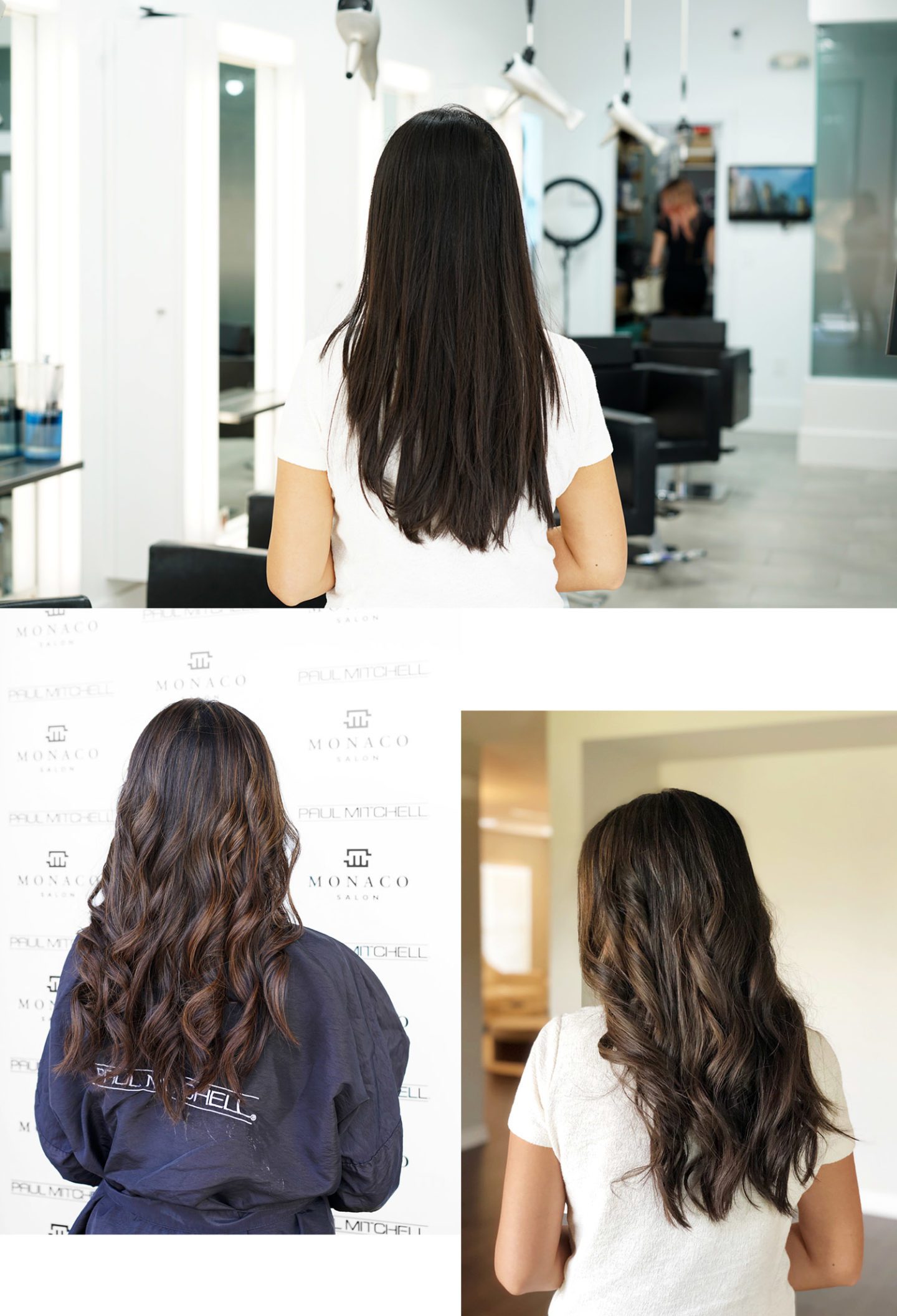 Caramel Hair Highlights before and after 