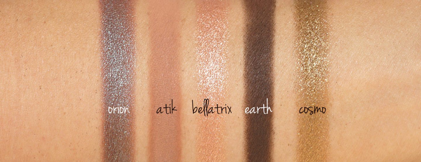 Natasha Denona Mini Star Palette swatches