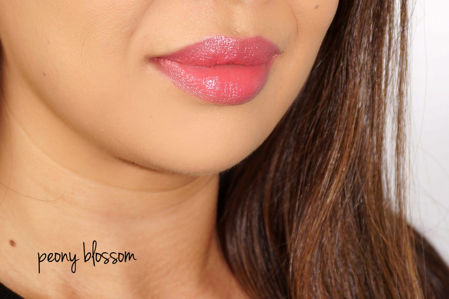 Tatcha Peony Blossom Lipstick swatch
