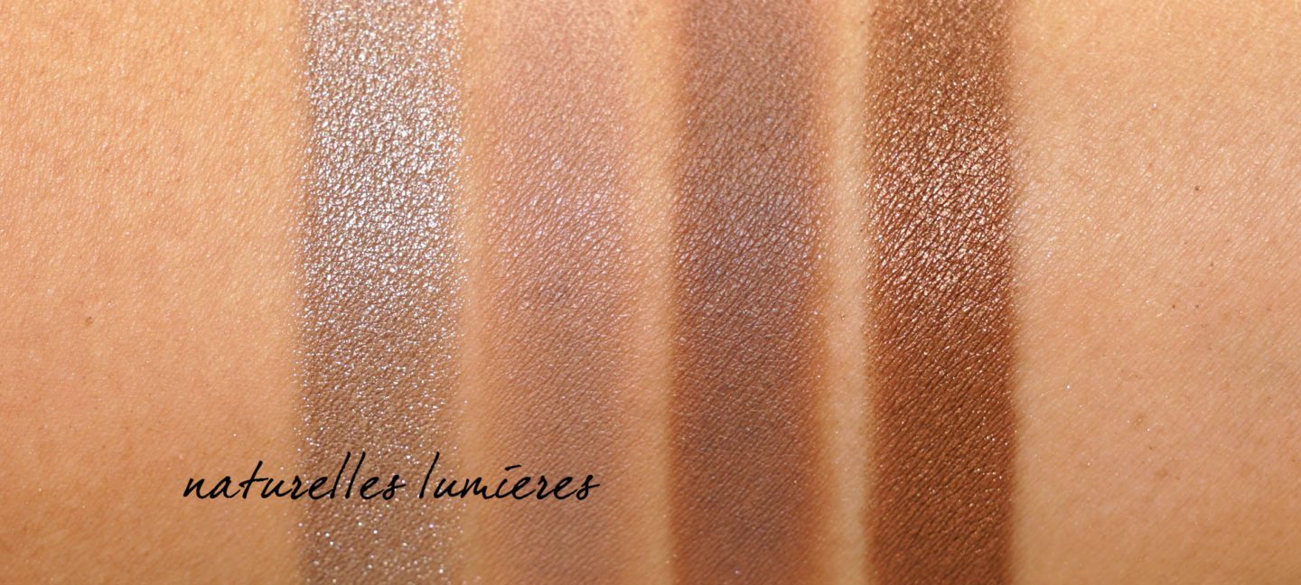 Chanel Beauty Cruise 2019 Les 4 Ombres Lumieres Naturelles Eyeshadow Quad swatches | The Beauty Look Book