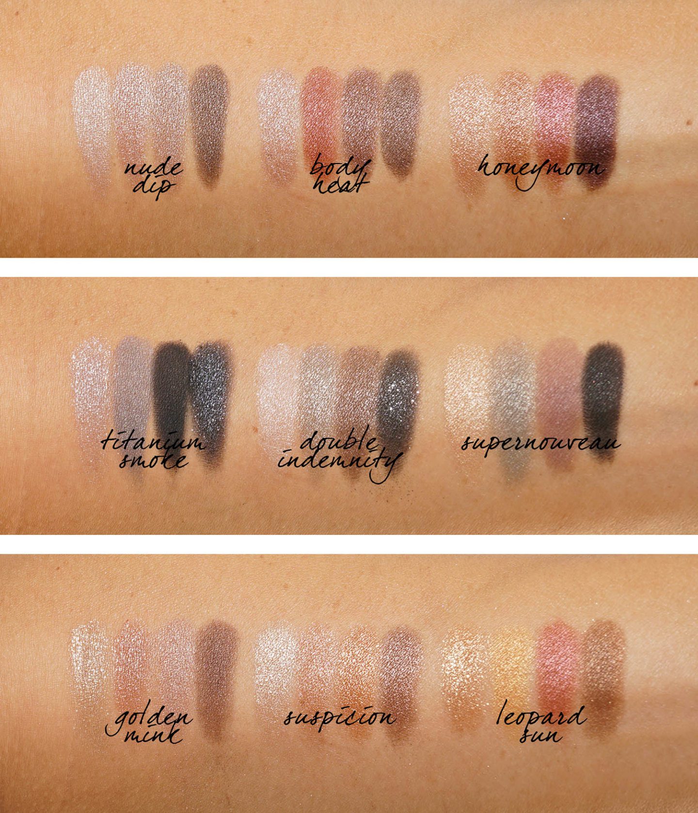 Tom Ford Eye Color Quad Swatches | The Beauty Look Book