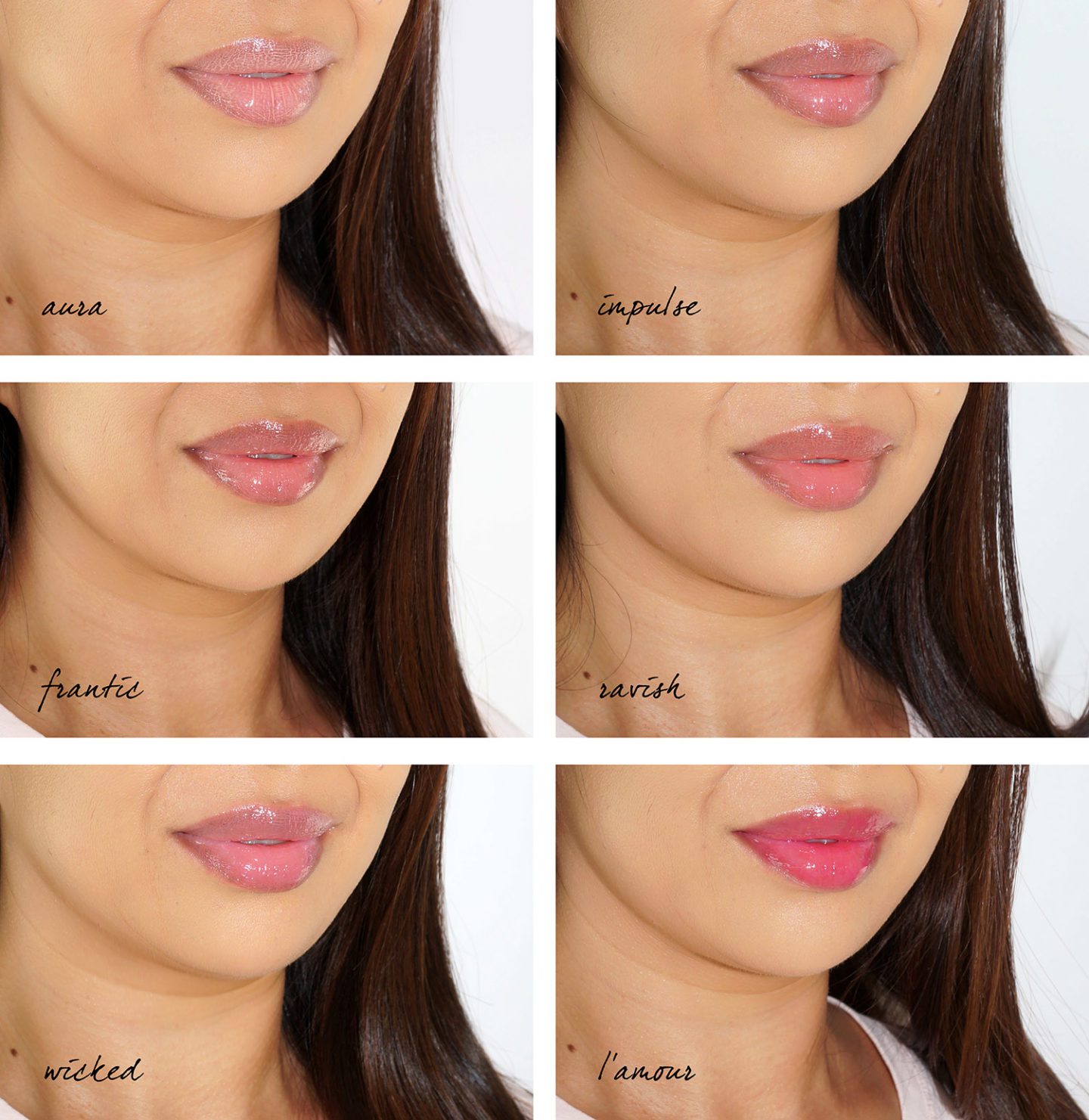 Tom Ford Gloss Luxe swatches