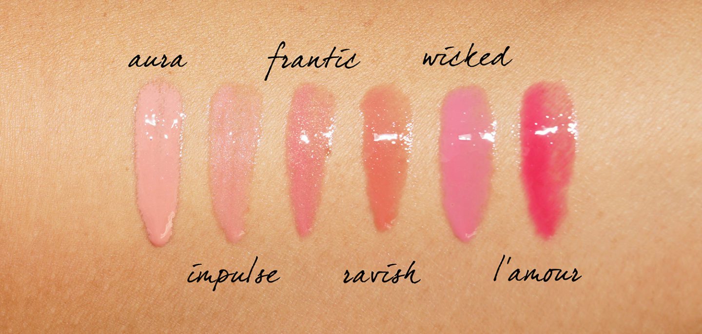 Tom Ford Gloss Luxe Aura, Impulse, Frantic, Ravish, Wicked, L'Amour