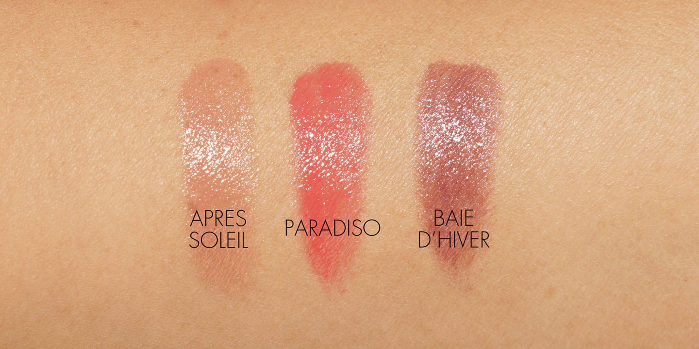 Tom Ford Soleil Clutch-Sized Balms swatches