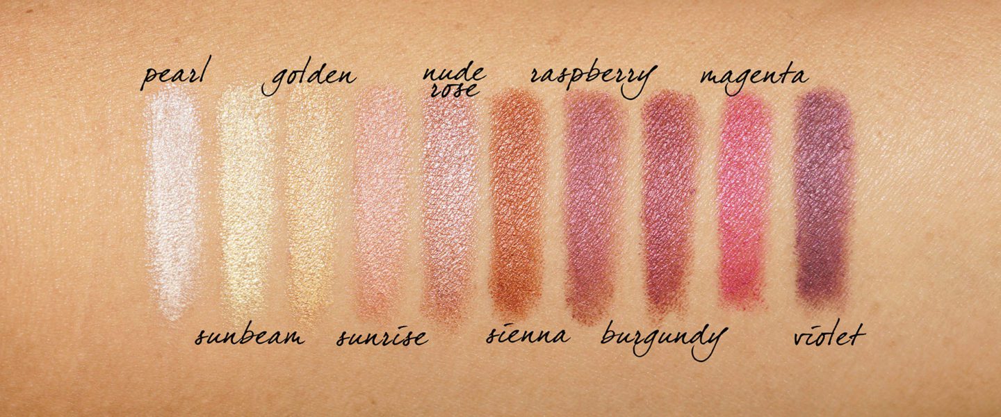Laura Mercier Caviar Stick Eye Color swatches