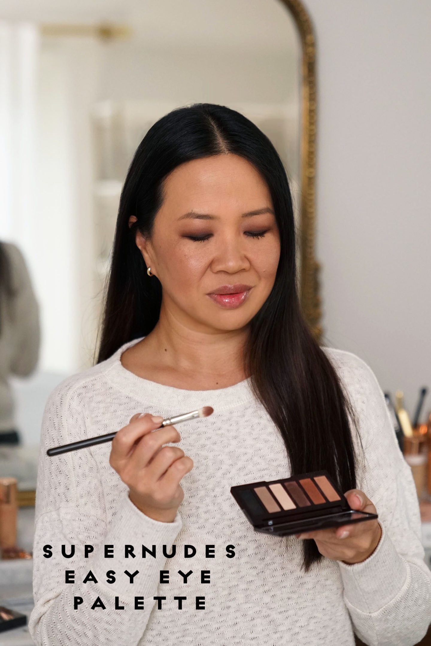 Charlotte Tilbury The Super Nudes Easy Eye Palette Makeup look | The Beauty Look Book