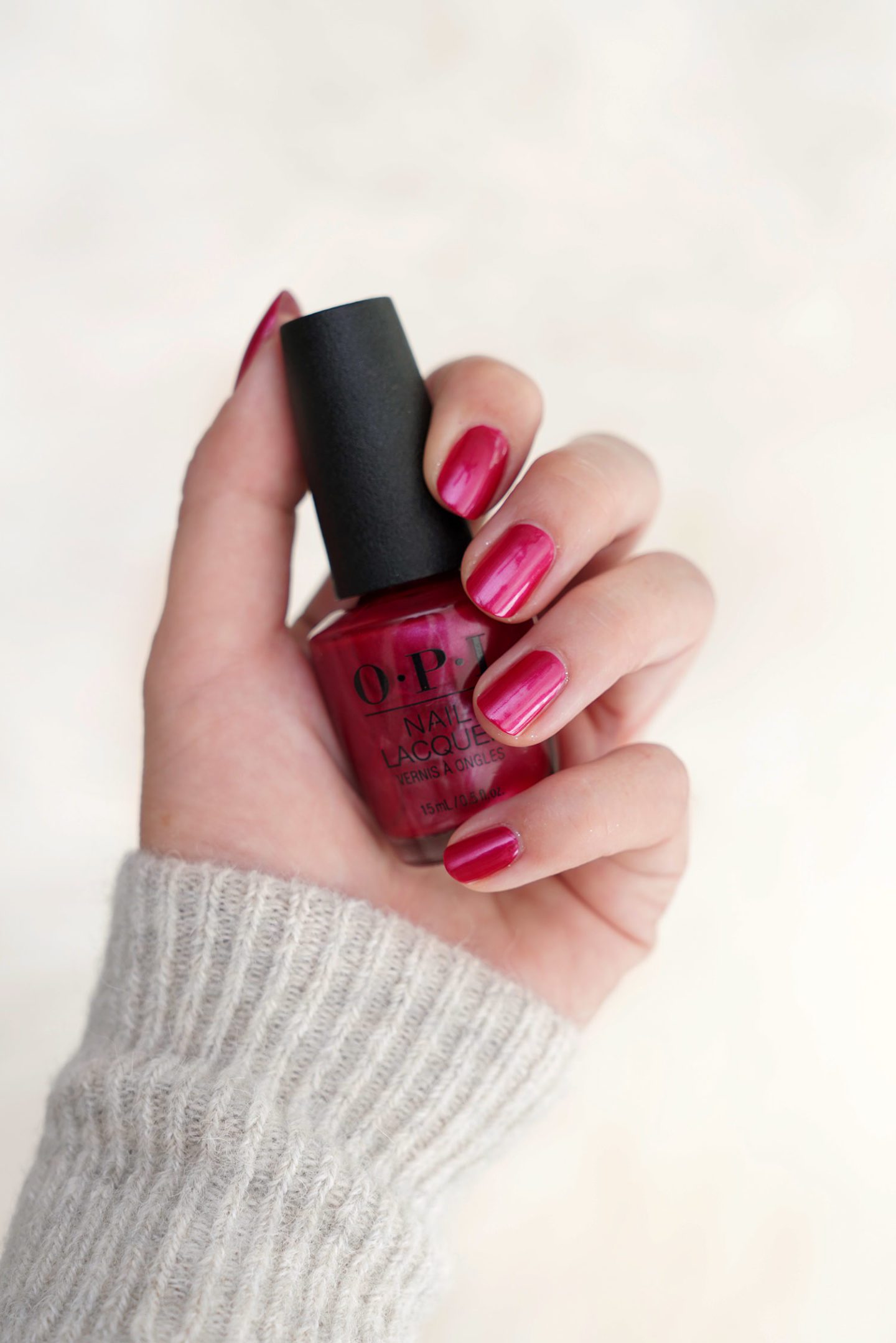 OPI Merry In Cranberry Nail Polish swatch