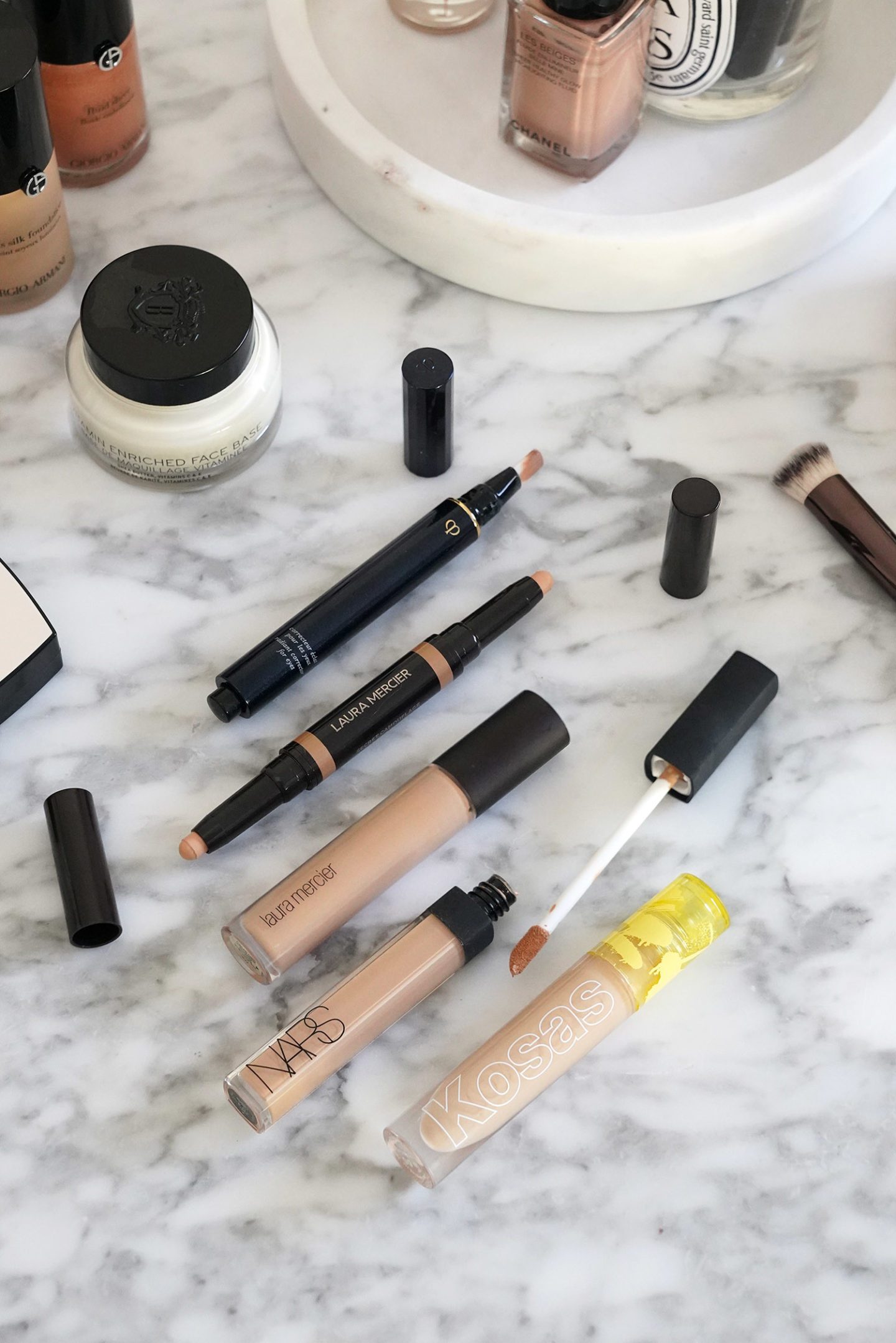 Best Concealers Cle de Peau, Laura Mercier, NARS and Kosas