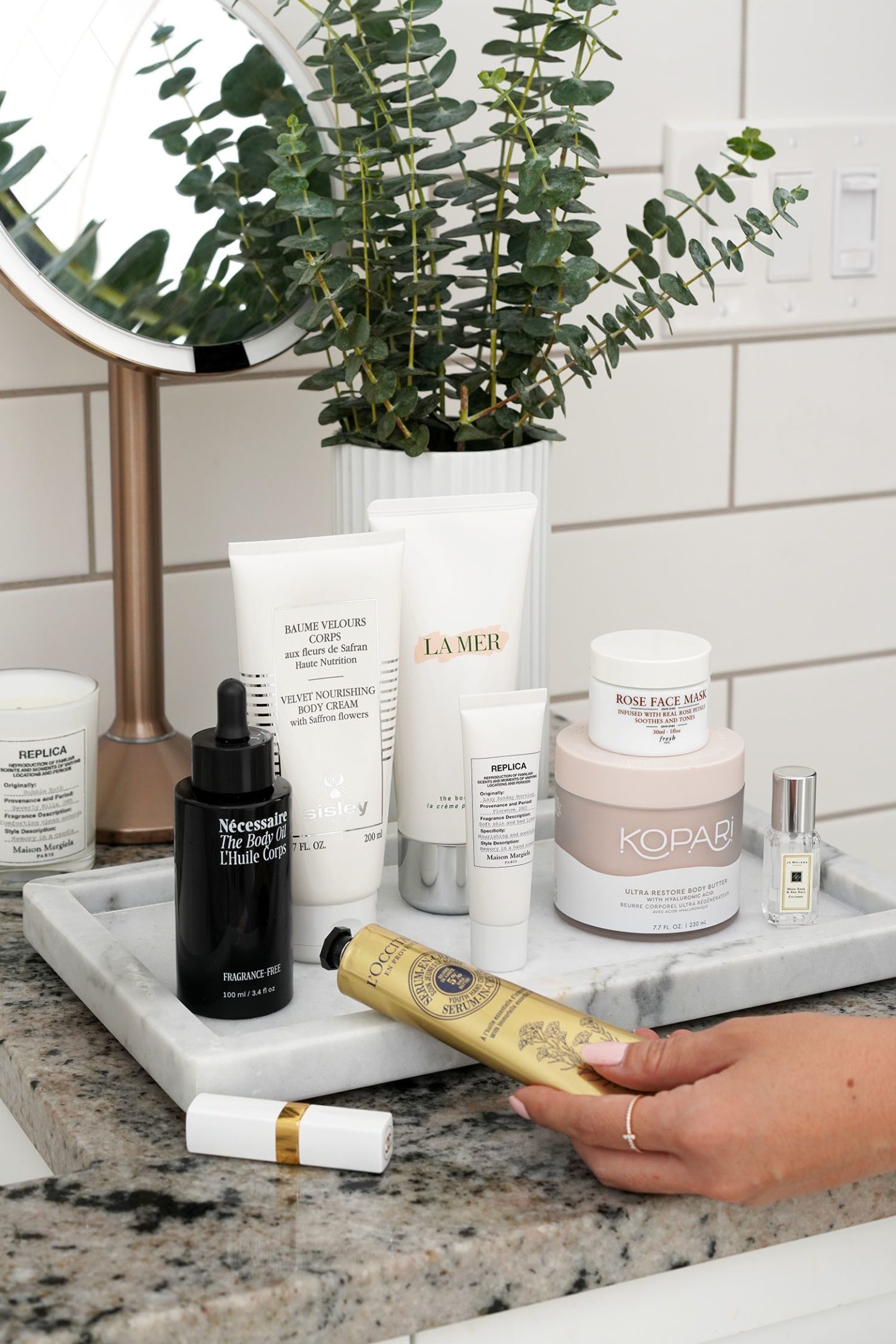 Self-Care Body Treatments Necessaire, Sisley, La Mer, Kopari