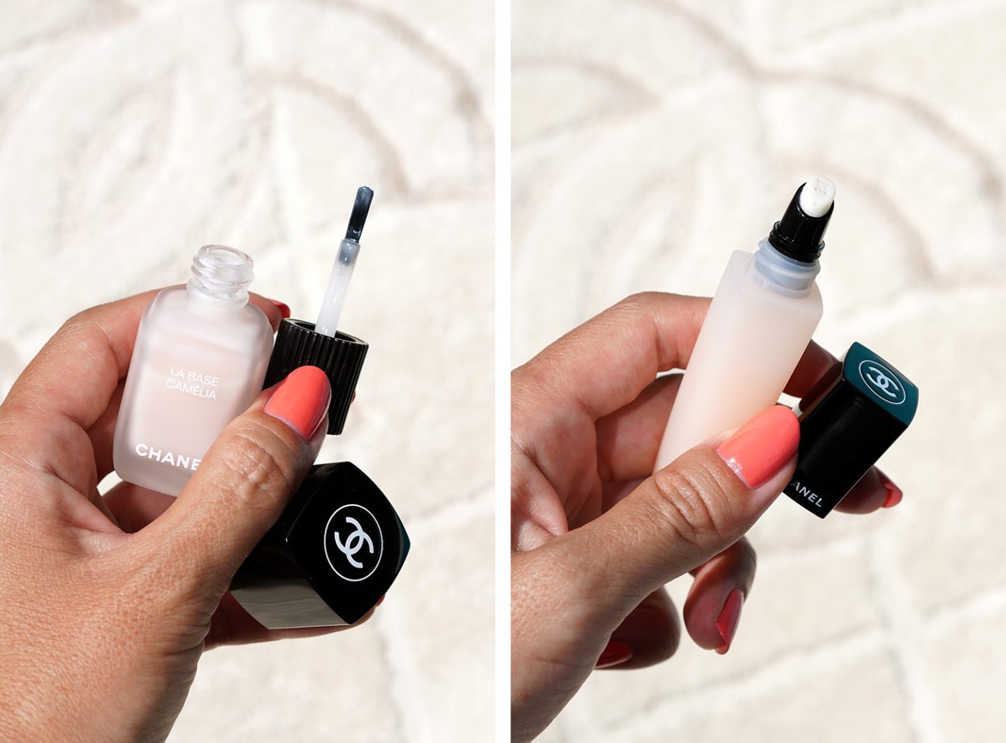 Chanel La Base Camelia andL’Huile Camelia Hydrating and Fortifying Oil 