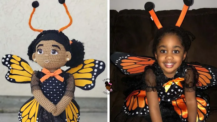 Woman who makes custom crocheted dolls in 21 different skin tones on why representation matters: ‘It can really do a lot for little girls and boys’
