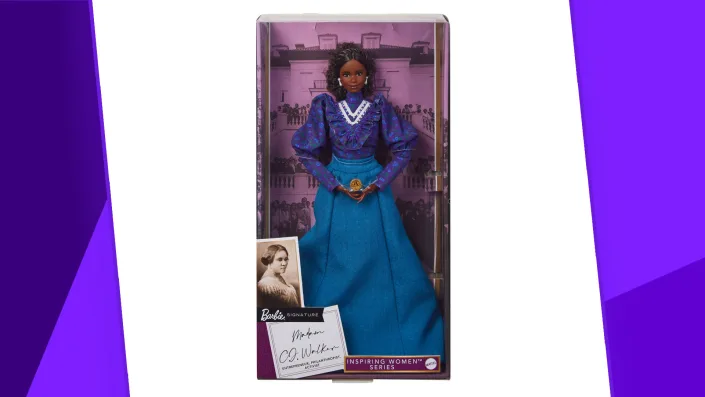 Barbie honors the nation’s first self-made female millionaire, Madam C.J. Walker, with new doll