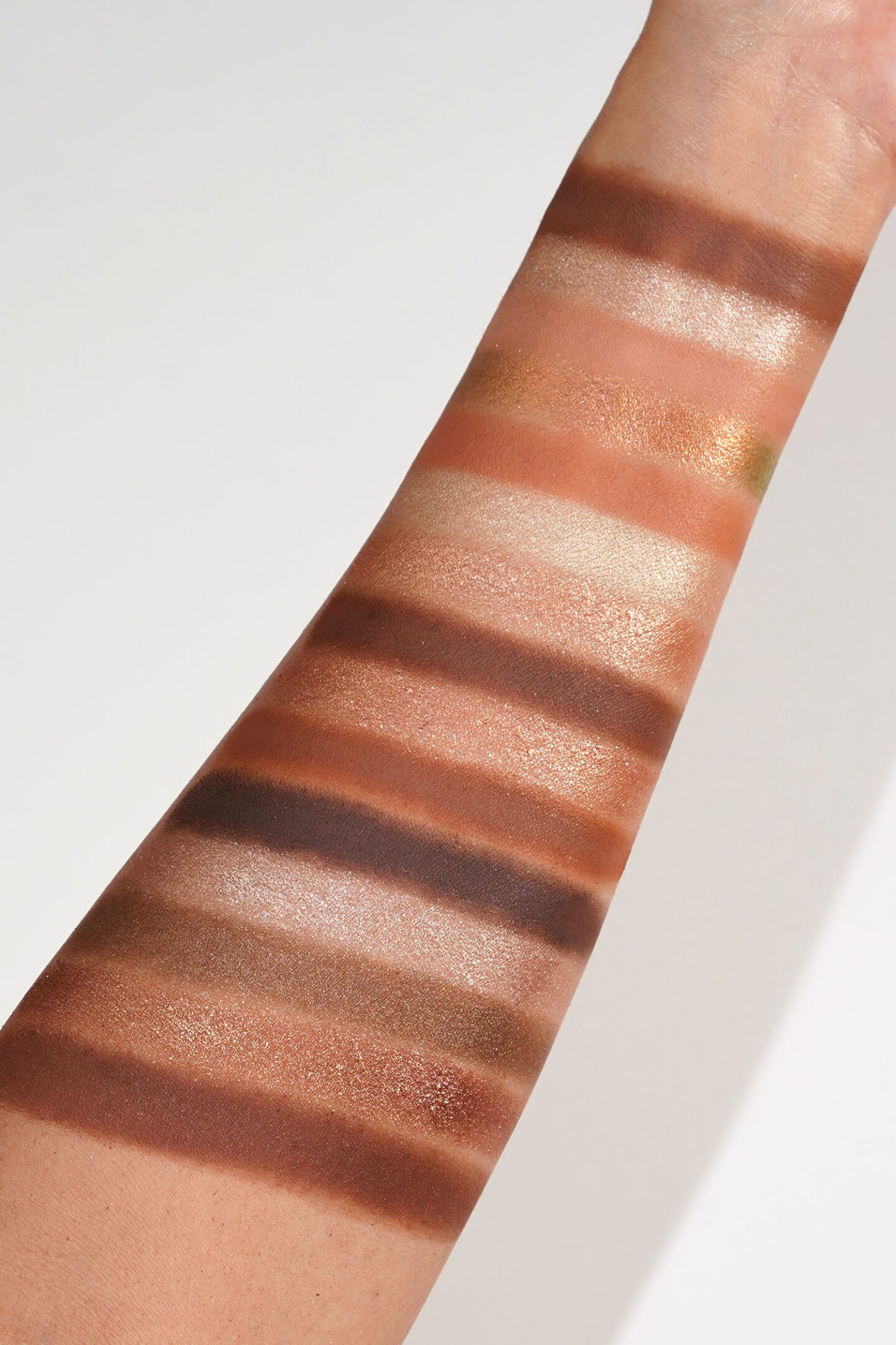 Natasha Denona I Need a Warm Palette swatches